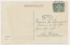 Grootrondstempel traject: Dieren - Zwolle IV 1914