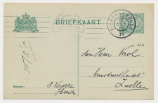 Grootrondstempel traject: Dieren - Zwolle IV 1910