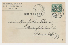 Grootrondstempel traject: Groningen - Delfzijl III 1908