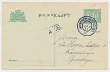 Grootrondstempel traject: Groningen - Roodeschool IV 1914