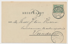 Grootrondstempel traject: Groningen - Roodeschool IV 1909