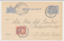 Grootrondstempel traject: Groningen - Zwolle A 1911