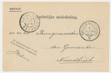 Grootrondstempel traject: Harlingen - Nieuweschans V 1905