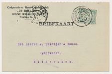 Grootrondstempel traject: Harlingen - Nieuweschans V 1911