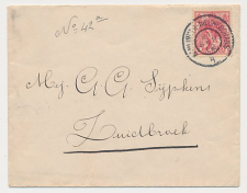 Grootrondstempel traject: Harlingen - Nieuweschans B 1912