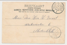 Grootrondstempel traject: Hoorn - Medemblik I 1905