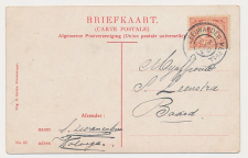 Grootrondstempel traject: Leeuwarden - Meppel D 1914