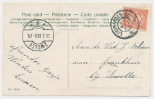 Grootrondstempel traject: Leeuwarden - Meppel G 1909