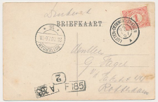 Grootrondstempel traject: Lutten - Dedemsvaart Station A 1907