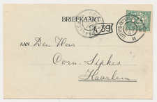 Grootrondstempel traject: Lutten - Dedemsvaart Station II 1907