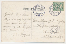 Grootrondstempel traject: Lutten - Dedemsvaart Station II 1911