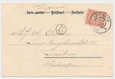 Grootrondstempel traject: Maastricht - Aken B 1905