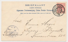 Grootrondstempel traject: Maastricht - Aken C 1902