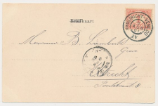 Grootrondstempel traject: Maastricht - Venlo IV 1901