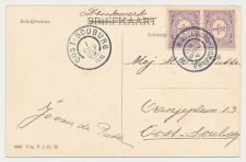 Grootrondstempel traject: Middelburg - Domburg B 1909