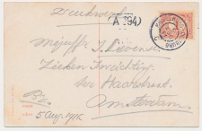 Grootrondstempel traject: Middelburg - Domburg C 1911