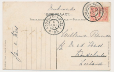 Grootrondstempel traject: Middelburg - Domburg C 1907