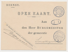 Grootrondstempel traject: Nieuweschans - Harlingen III 1911