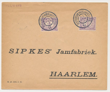 Grootrondstempel traject: Rotterdam - Hoek van Holland VI 1910