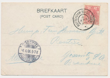 Grootrondstempel traject: Rotterdam - Vlissingen V 1906