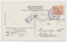 Grootrondstempel traject: Rotterdam - Z:Beijerland 2 B 1913