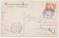Grootrondstempel traject: Steenbergen - Brouwershaven I 1909