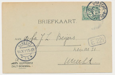 Grootrondstempel traject: Utrecht - Bokstel D 1911