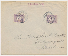 Grootrondstempel traject: Utrecht - Rotterdam VII 1909