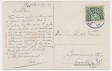 Grootrondstempel traject: Utrecht - Rotterdam VII 1915