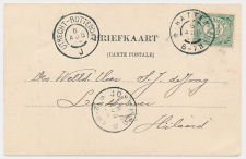 Grootrondstempel traject: Utrecht - Rotterdam J 1904