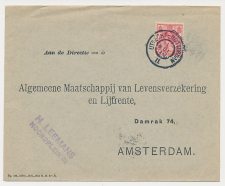 Grootrondstempel traject: Utrecht - Rotterdam II 1910