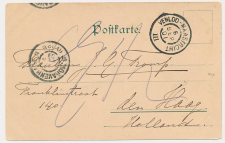 Grootrondstempel traject: Venloo - Maastricht III 1901