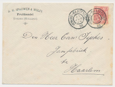 Grootrondstempel traject: Venloo - Maastrciht III 1904 - Spelfout