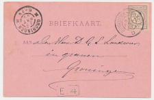 Grootrondstempel traject: Zuidbroek - Ter Apel D 1899