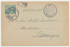 Grootrondstempel traject: Zuidbroek - Ter Apel C 1910