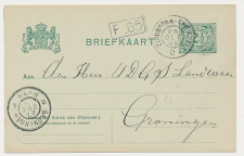 Grootrondstempel traject: Zuidbroek - Ter Apel D 1906
