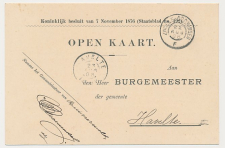 Grootrondstempel traject: Zwolle - Groningen F 1908