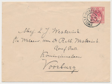 Grootrondstempel traject: Zwolle - Utrecht B 1908