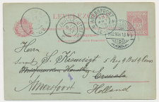Grootrondstempel traject: Zwolle - Utrecht C 1902