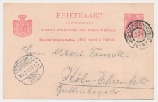 Grootrondstempel Amsterdam-Centr:Station 1900