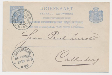 Grootrondstempel Rotterdam Station Beurs 1898