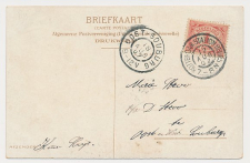 Grootrondstempel Rotterdam Station Beurs 1907