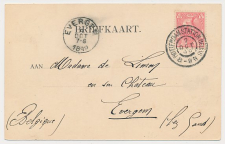 Grootrondstempel Rotterdam Station Beurs 1899