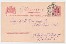 Grootrondstempel Amsterdam 11 1908