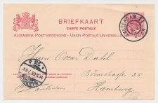 Grootrondstempel Amsterdam 11 1908