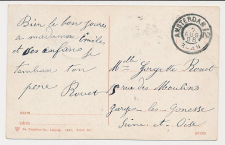 Grootrondstempel Amsterdam 12  1908
