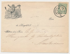 Grootrondstempel Amsterdam - Tentoonstelling 1895