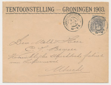 Grootrondstempel Groningen - Tentoonstelling 1903