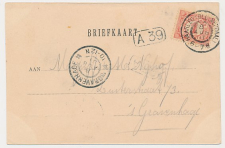 Grootrondstempel Haarlem ( Bloemendaal ) 1901