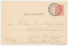 Grootrondstempel Haarlem ( Bloemendaal ) 1900